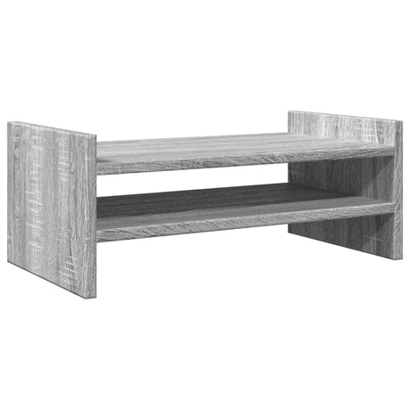 Vidaxxl support pour écran 50x27x20 cm bois d'ingénierie chêne sonoma gris