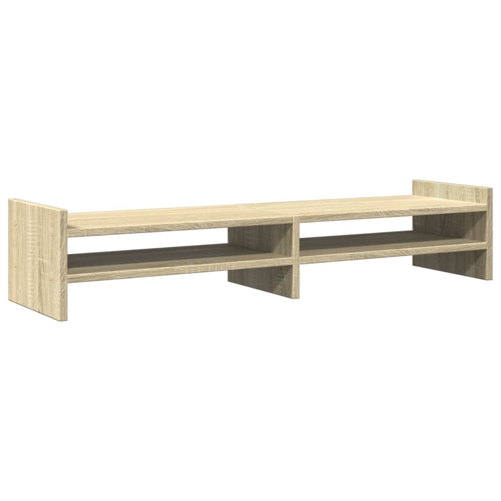 Vidaxxl support pour écran 100x27x20 cm en dérivé du bois couleur chêne sonoma