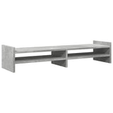 Vidaxxl support pour écran 100x27x20 cm bois d'ingénierie béton gris