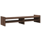 Vidaxxl support pour écran 100x27x20 cm bois d'ingénierie chêne brun