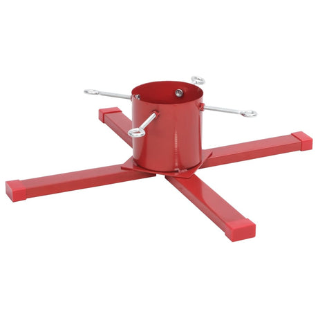 Vidaxx support pour sapin de Noël 61x61x15,5 cm rouge