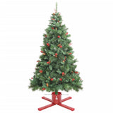 Vidaxx support pour sapin de Noël 61x61x15,5 cm rouge