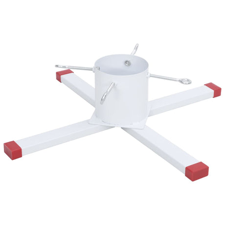 Vidaxx support pour sapin de Noël 61x61x15,5 cm blanc