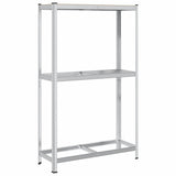 VidaXL Banden rack 2-layer 110x40x180 cm steel processed wood silver color