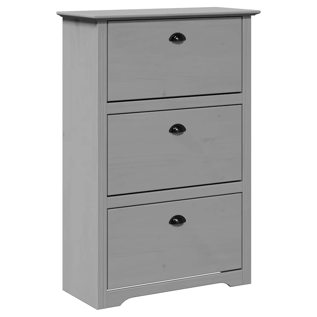 Vidaxx étagère à chaussures bodo 80x35x118 cm gris