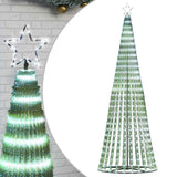 Vidaxxl Sapin de Noël LED 475 LED blanc froid 247 cm