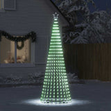 Vidaxxl Sapin de Noël LED 475 LED blanc froid 247 cm