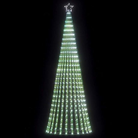 Vidaxxl Sapin de Noël LED 475 LED blanc froid 247 cm