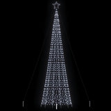 VidaXL Cône lumineux avec piquets de terre 1534 LED blanc froid 500 cm