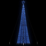 Vidaxxl Sapin de Noël LED avec piquets 1534 LED 500 cm bleu