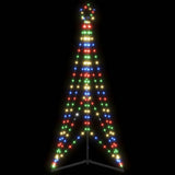 Vidaxxl Sapin de Noël LED 363 LED colorées 182 cm