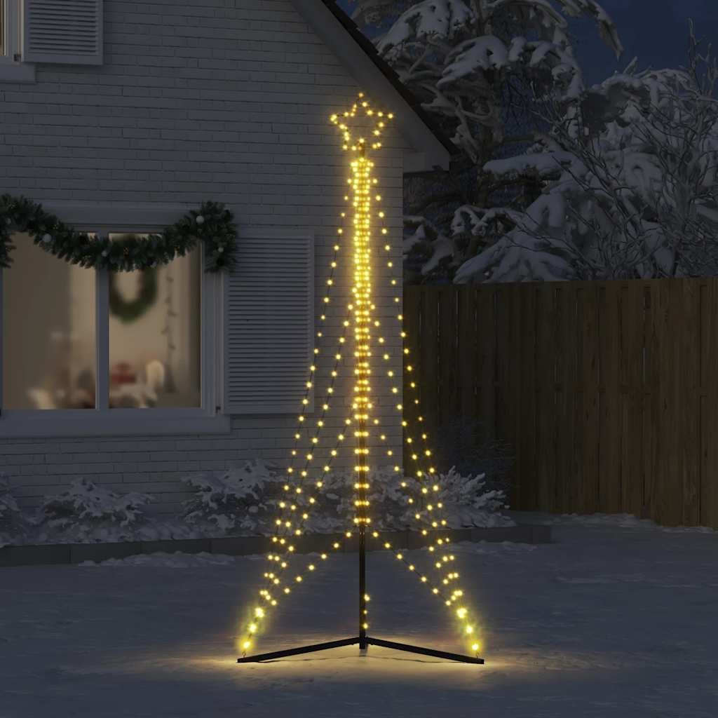 Vidaxl led-kerstboom 483 leds warm wit 240 cm