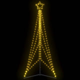Vidaxxl Sapin de Noël LED 483 LED blanc chaud 240 cm