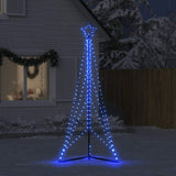 Vidaxxl Sapin de Noël LED 483 LED 240 cm bleu