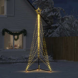 Vidaxl led-kerstboom 525 leds warm wit 302 cm