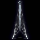Vidaxxl Sapin de Noël LED 525 LED blanc froid 302 cm