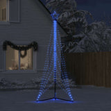 Vidaxxl Sapin de Noël LED 525 LED 302 cm bleu