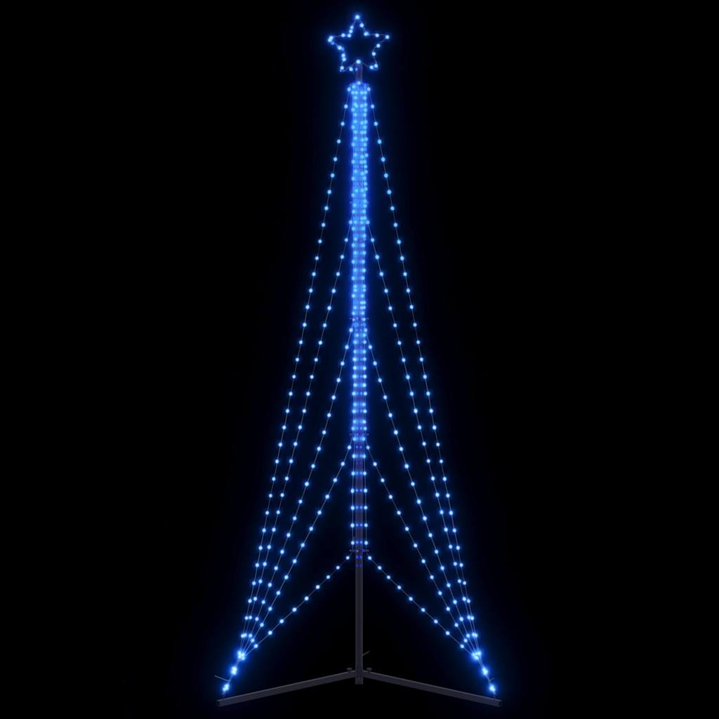 Vidaxl led-kerstboom 525 leds 302 cm blauw