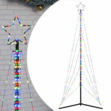 Vidaxxl Sapin de Noël LED 525 LED colorées 302 cm