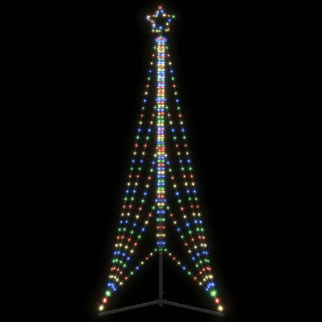 Vidaxxl Sapin de Noël LED 525 LED colorées 302 cm