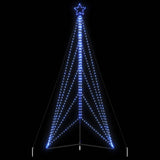 Vidaxxl Sapin de Noël LED 615 LED 404,5 cm bleu