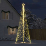 Vidaxl led-kerstboom 861 leds warm wit 478 cm