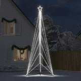 Vidaxl led-kerstboom 861 leds koud wit 478 cm