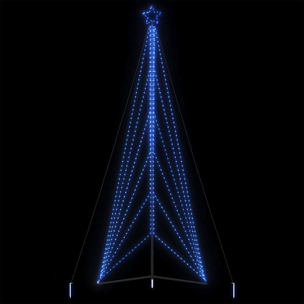 Vidaxl led-kerstboom 861 leds 478 cm blauw