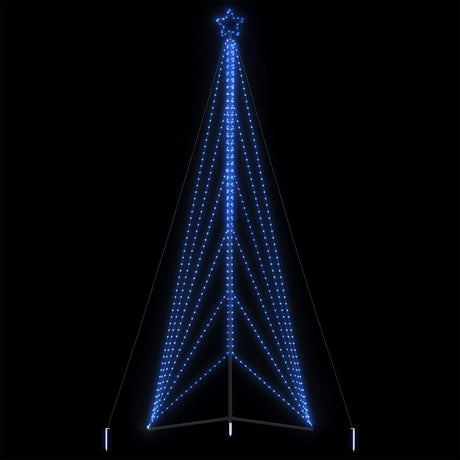 Vidaxxl Sapin de Noël LED 861 LED 478 cm bleu