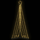 Vidaxxl Sapin de Noël LED 339 LED blanc chaud 187 cm