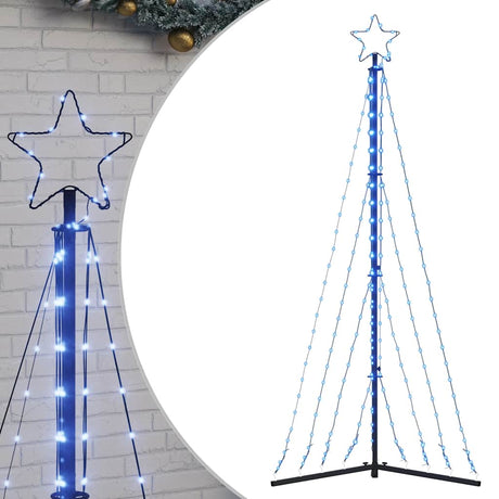 Vidaxxl Sapin de Noël LED 339 LED 187 cm bleu