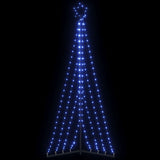 Vidaxxl Sapin de Noël LED 339 LED 187 cm bleu