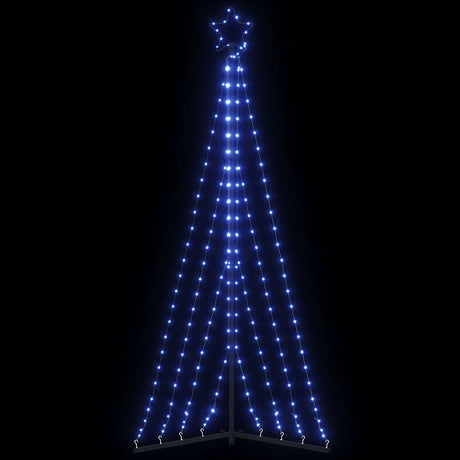 Vidaxxl Sapin de Noël LED 339 LED 187 cm bleu