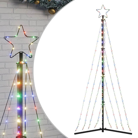 Vidaxxl Sapin de Noël LED 339 LED colorées 187 cm