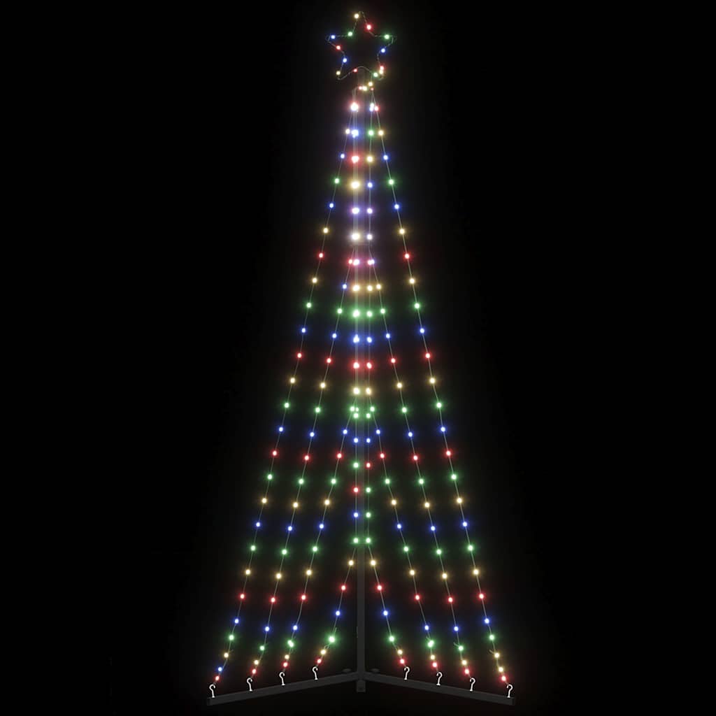 Vidaxxl Sapin de Noël LED 339 LED colorées 187 cm