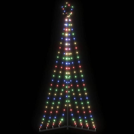 Vidaxxl Sapin de Noël LED 339 LED colorées 187 cm