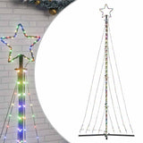 Vidaxxl Sapin de Noël LED 447 LED colorées 249 cm