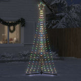 Vidaxxl Sapin de Noël LED 447 LED colorées 249 cm