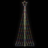 Vidaxxl Sapin de Noël LED 447 LED colorées 249 cm