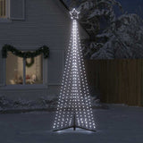 Vidaxxl Sapin de Noël LED 495 LED blanc froid 300,5 cm