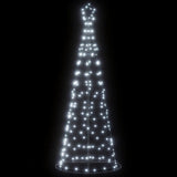 Vidaxxl Sapin de Noël LED 200 LED blanc froid 182 cm