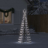 Vidaxxl Sapin de Noël LED 200 LED blanc froid 182 cm