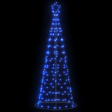 Vidaxxl Sapin de Noël LED 200 LED 182 cm bleu