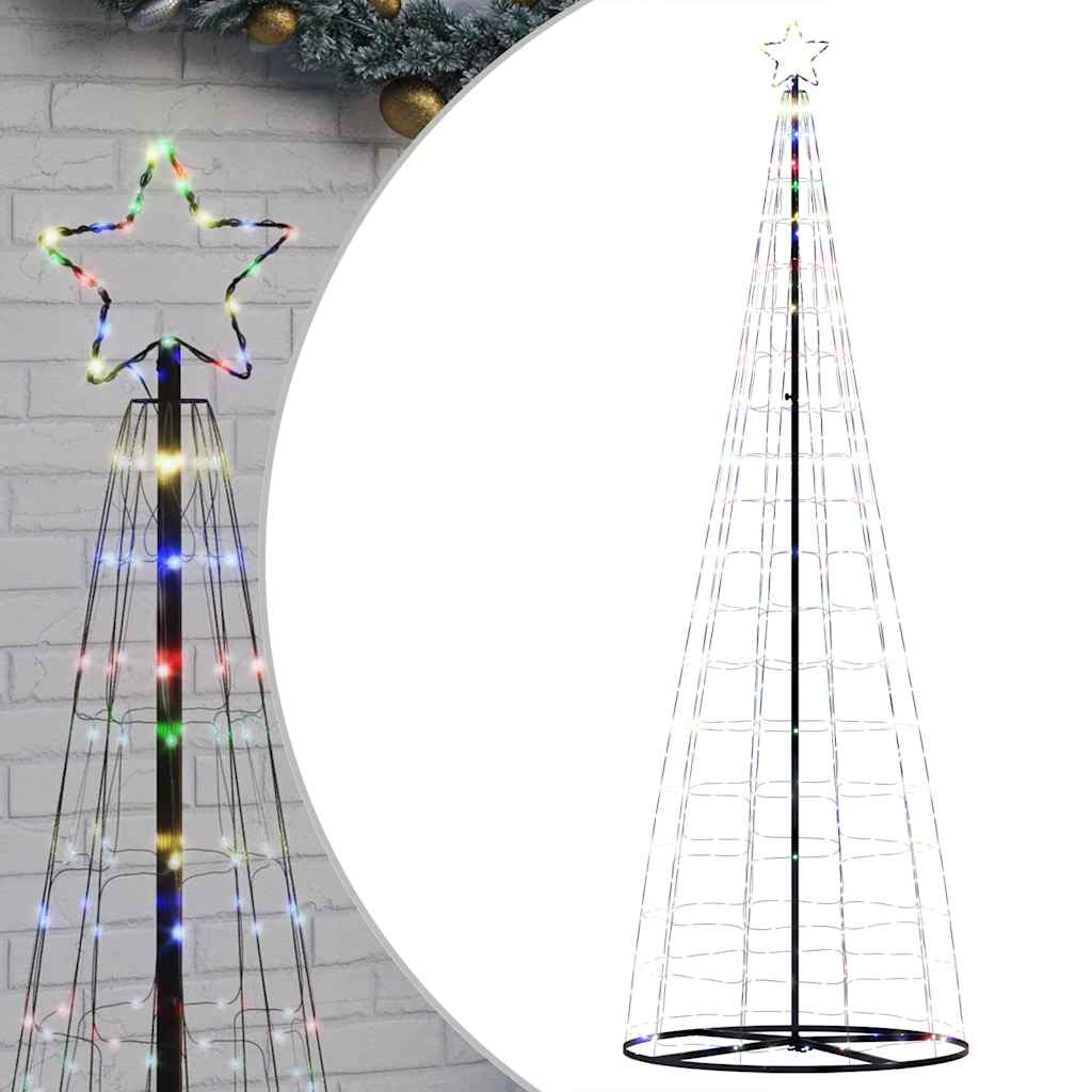 Vidaxxl Sapin de Noël LED 550 LED colorées 304 cm