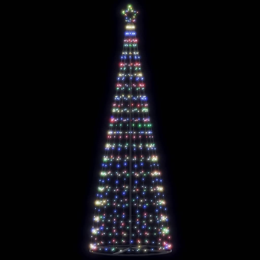 Vidaxxl Sapin de Noël LED 550 LED colorées 304 cm