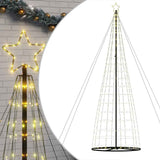 Vidaxxl Sapin de Noël LED 1534 LED blanc chaud 503 cm