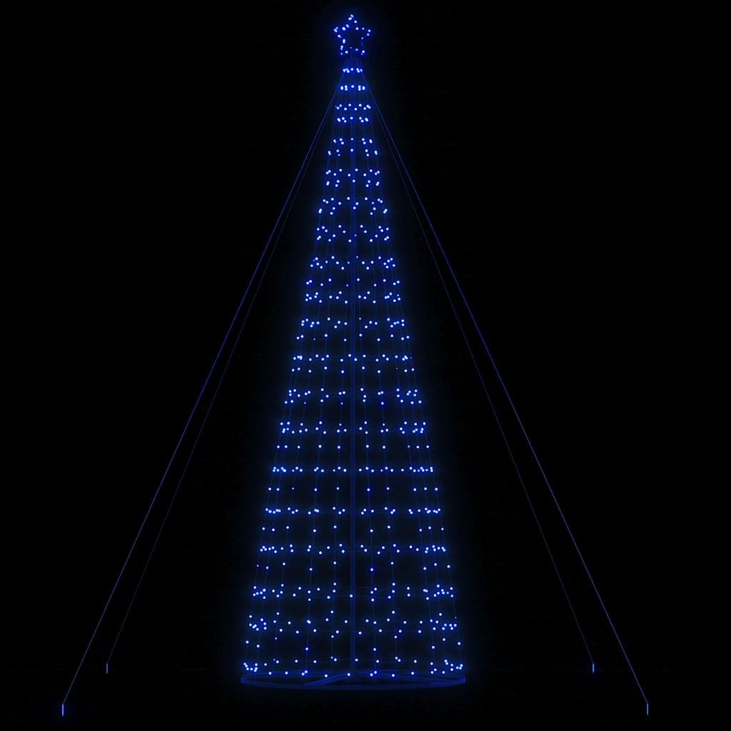 Vidaxl led-kerstboom 1534 leds 503 cm blauw