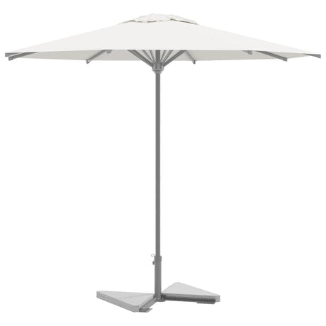 Vidaxx plaques de base pour parasol 2 pcs triangulaires 14 kg gris granit