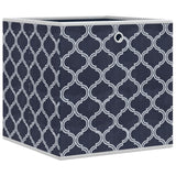 Vidaxx boîtes de rangement 4 pcs pliables 32x32x32 cm en tissu non tissé bleu