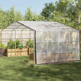 Vidaxl plantenafdekking met zeilringen 3x8 m polyethyleen